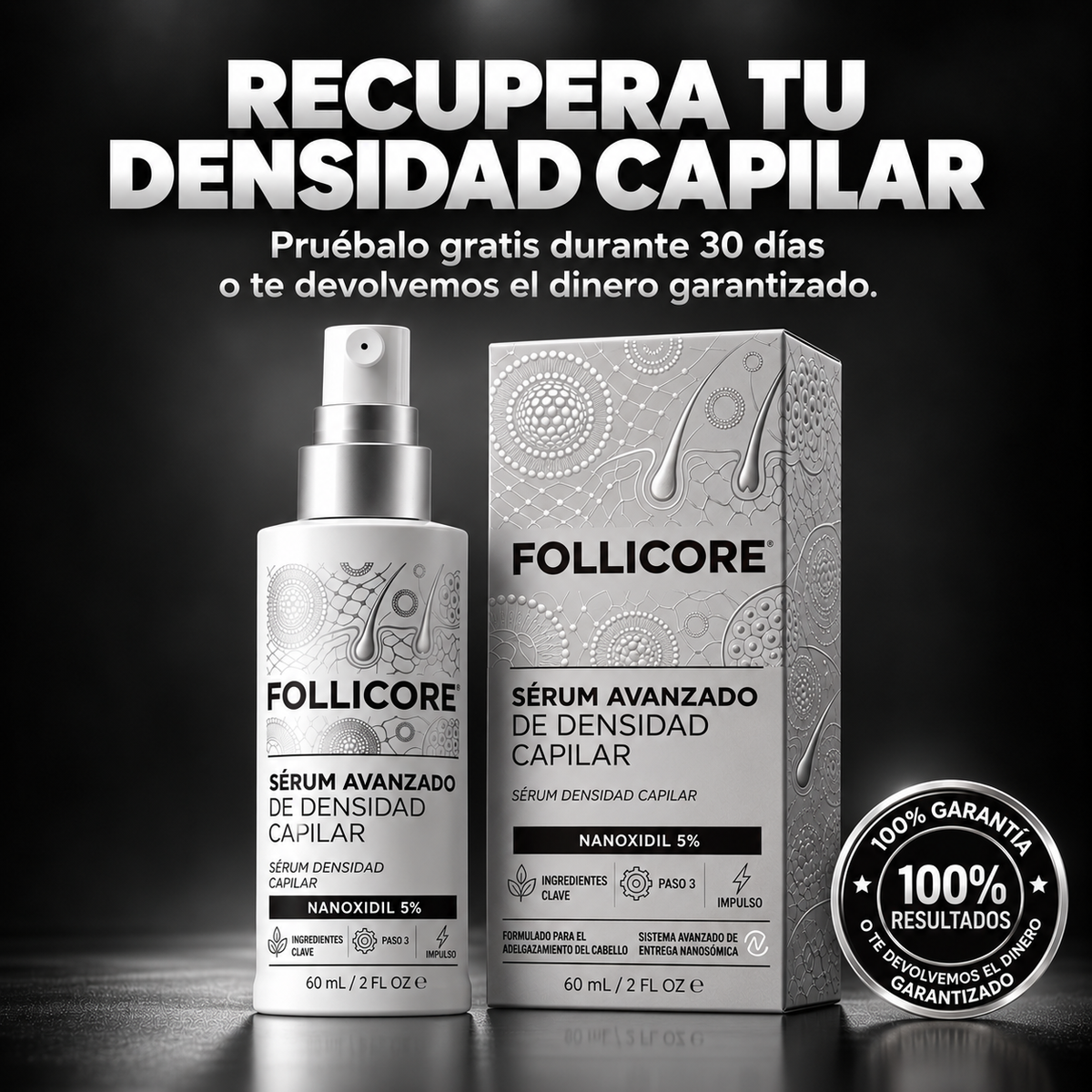 Follicore® Sérum Fortalecedor Crecimiento Capilar