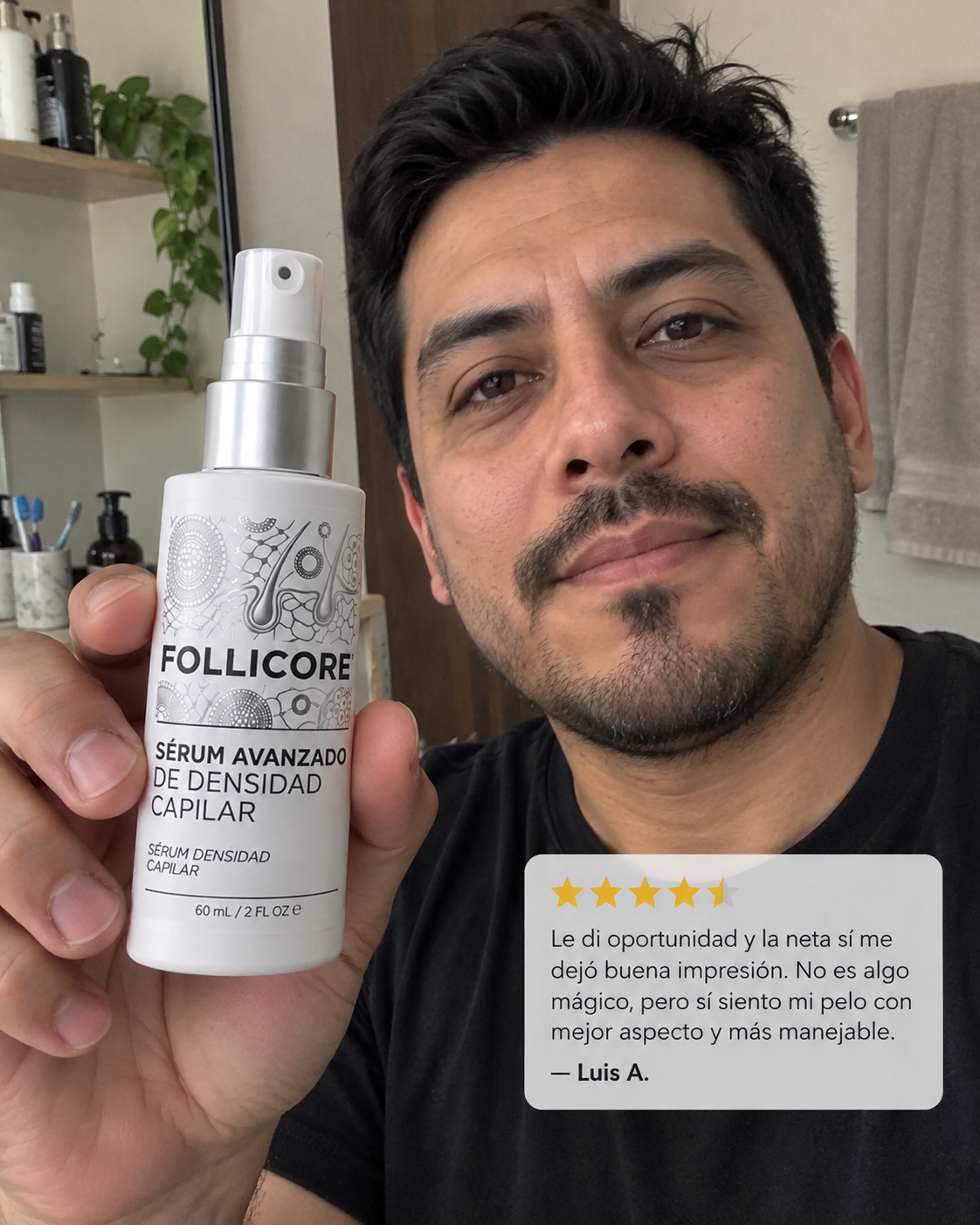 Follicore® Sérum Fortalecedor Crecimiento Capilar